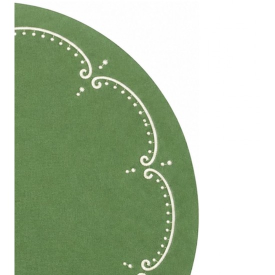 Lugar Americano 38cm Charme Verde Polipropileno Wolff